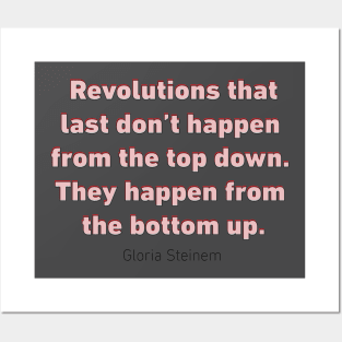 Revolutions Gloria Steinem Posters and Art